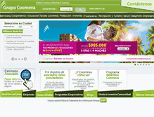 Tablet Screenshot of medicinaprepagada.coomeva.com
