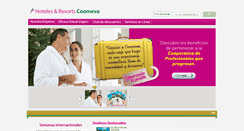 Desktop Screenshot of hotelesyresorts.coomeva.com.co