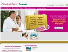 Tablet Screenshot of hotelesyresorts.coomeva.com.co