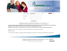 Tablet Screenshot of oficinavirtualmp.coomeva.com.co