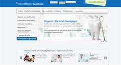 Desktop Screenshot of odontologos.coomeva.com.co